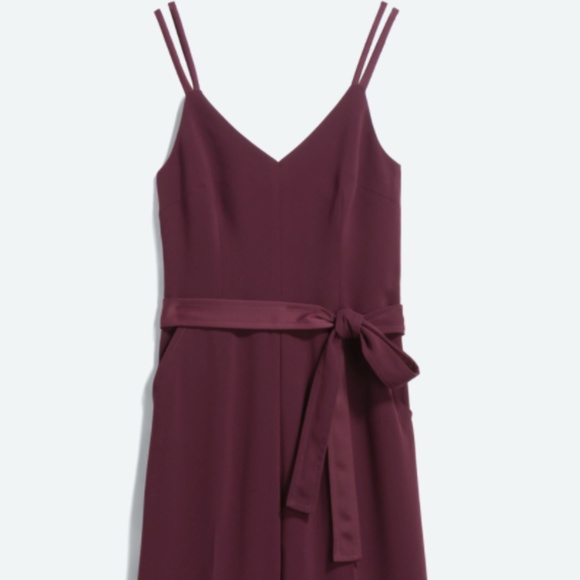 Trina Turk Pants - Trina Turk Carolina Burgundy Jumpsuit